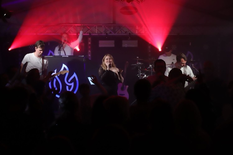 Band in actie